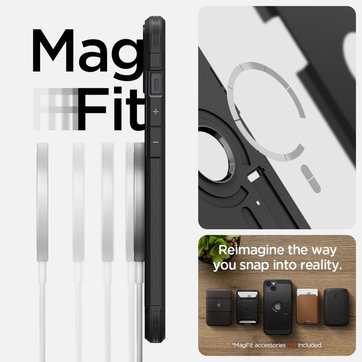 Produktbild Spigen Tough Armor Mag Magsafe iPhone 14 case - Black (Apple iPhone 14)