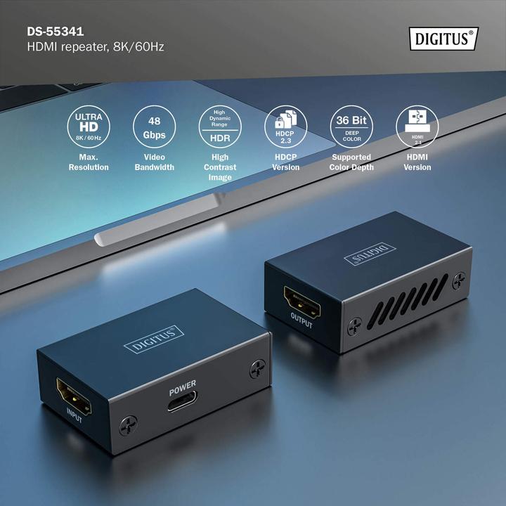 Immagine prodotto Digitus Ripetitore HDMI, 8K/60Hz