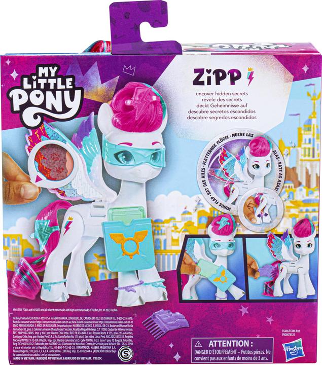 Immagine prodotto My Little Pony Zipp Storm Surprise Wings Fashion Doll con ali e accessori