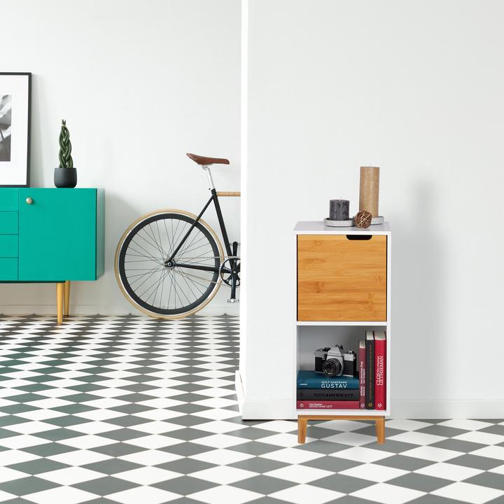 Actual product image Relaxdays Free Standing Shelf (32 x 30 x 71 cm)