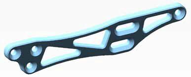 Image du produit Tamiya GF-01 ALU Servo Lowering Guard (garde-boue pour servo)