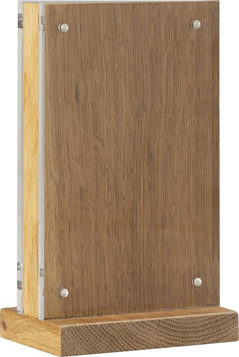 Produktbild Europel Tischaufsteller Deluxe, DIN A6 hoch, Holzsockel (A6)