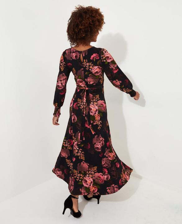 Produktbild Joe Browns PETITE Dark Floral Tie-Waist Jersey Maxi Dress (44)