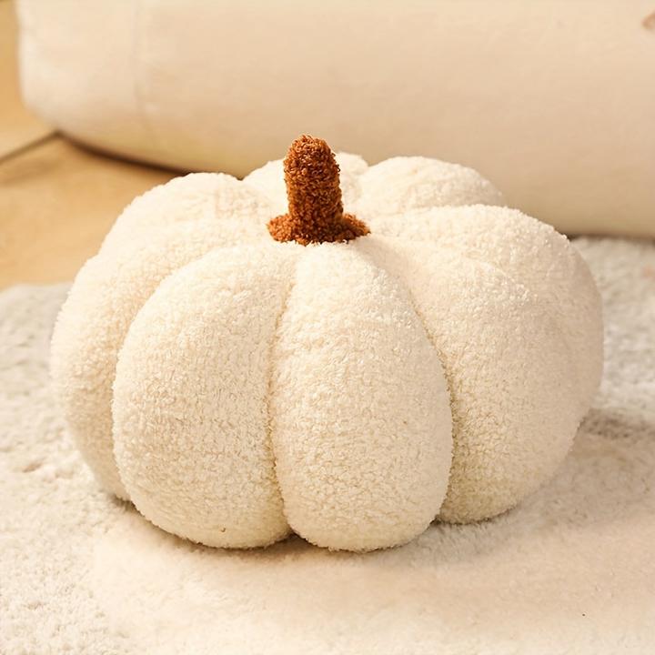 Image du produit Alopini Oreiller en peluche citrouille - Oreiller décoratif pour la maison - Convient aux nourrissons et