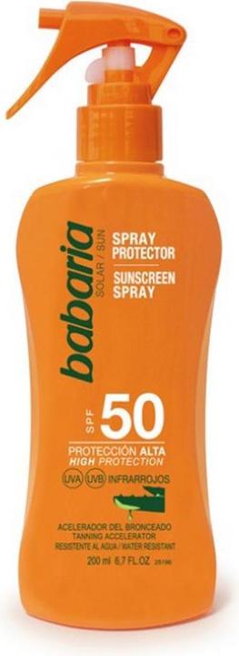 Babaria Face Sunscreen 200ml (Sonnenspray, SPF 50, 200 ml)
