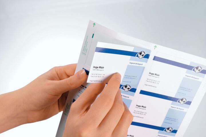 Actual product image Sigel Business cards 3C (190 g/m², 400 x, A4)