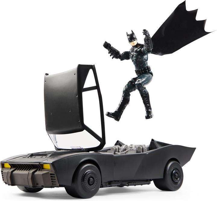 Produktbild Spin Master DC Comics Batman The Batman authentisches Batmobile (55cm Länge) mit sich öffnendem Verdeck und 30cm