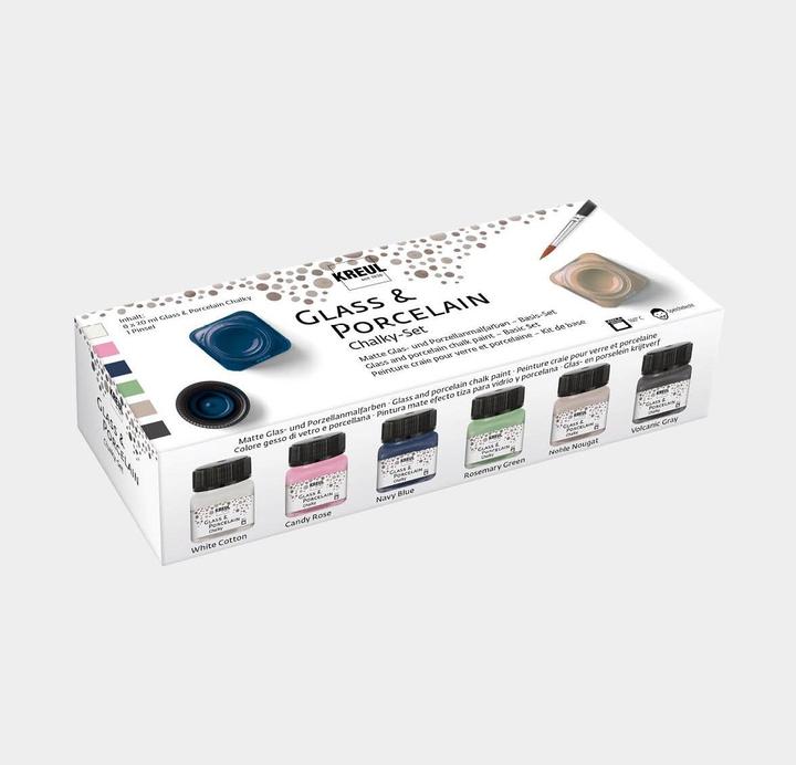 Actual product image I Am Creative Glass & Porcelain (Multicolor, 120 ml)