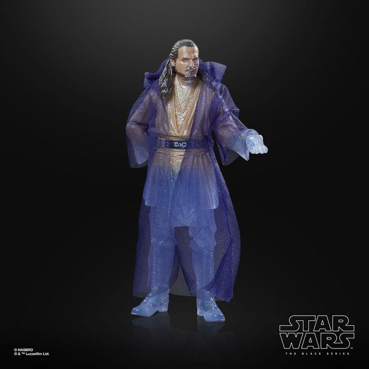 Actual product image Hasbro STAR WARS - Qui-Gon Jinn (Esprit de la Force) - Fig. Black Series 15cm