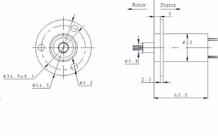 Produktbild Purecrea 24P 1.5A Elektrischer Schleifring 250rpm