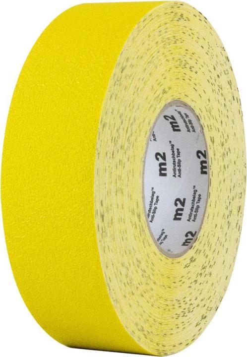 Actual product image Moravia Floor marking tape, suitable for forklift trucks, vinyl, width 50 mm, yellow. (50 mm)