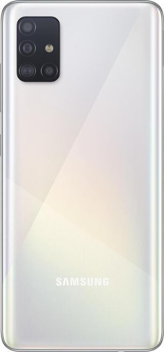Produktbild Samsung Galaxy A51 (128 GB, Prism Crush White, 6.50", Dual SIM + SD, 48 Mpx, 4G)