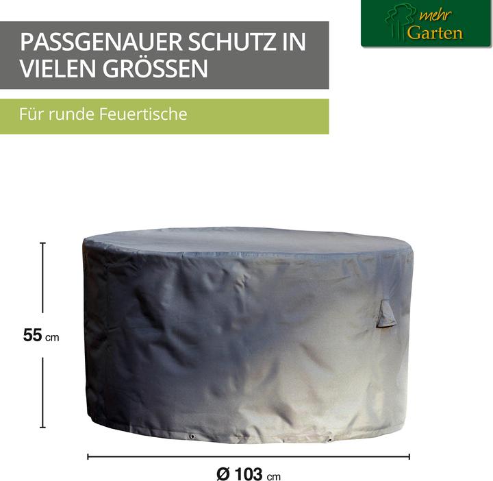 Produktbild Mehr Garten Premium Schutzhülle für Feuertisch eckig und rund