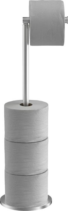 Image du produit Intirilife Porte-papier hygiénique autoportant en acier inoxydable - Hauteur 55 cm