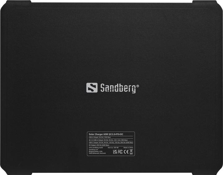 Immagine prodotto Sandberg Caricatore solare 60W QC3.0+PD+DC (60 W, 2.20 kg)