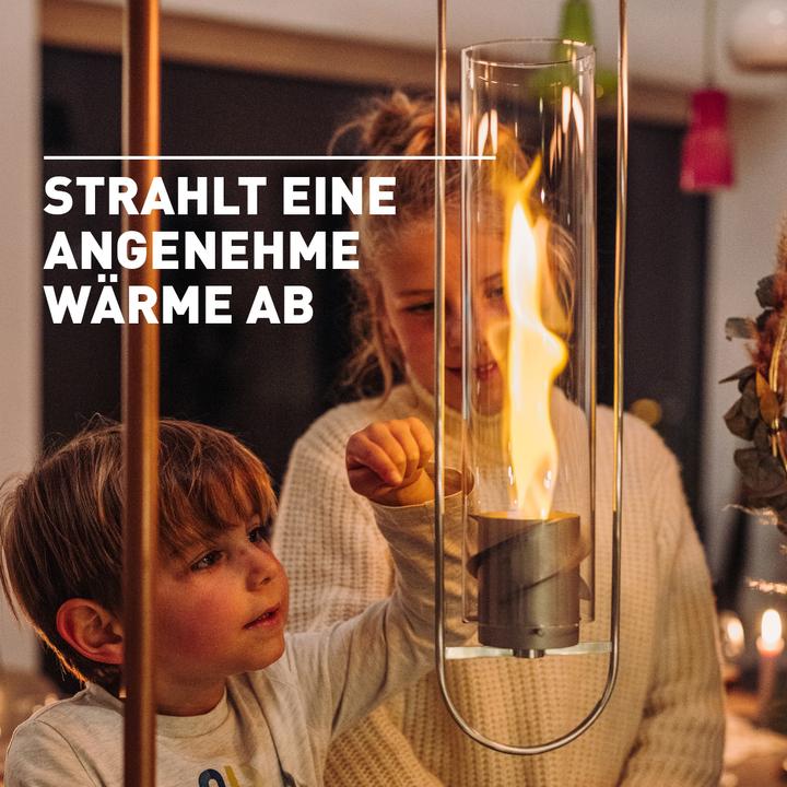 Actual product image Höfats Bioethanol hanging fire SPIN 120 Ø 12 cm (silver) (12 x 16 cm)