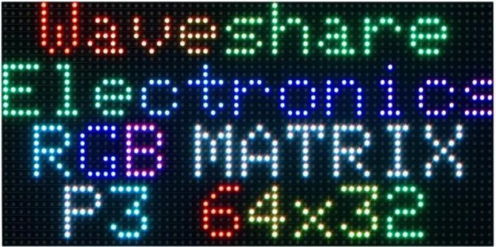 Immagine prodotto WaveShare Pannello a matrice RGB P3 64x32 HUB75