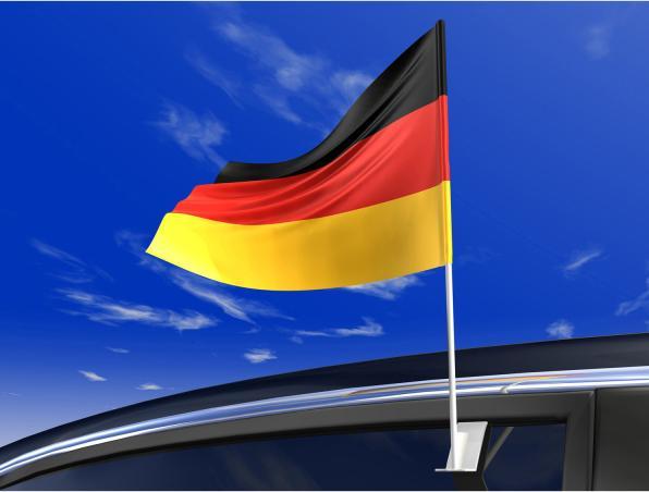 Actual product image Riethmüller Car Flag Germany, 30x40 c
