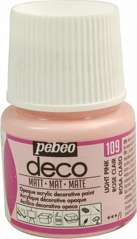 Immagine prodotto Pebeo Deco Colore acrilica opaco (rosa chiaro, 45 ml)