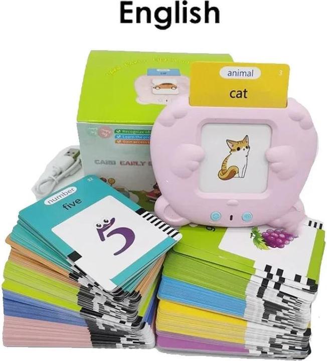 Activity Board Learning Machine for Kid Talking Flash Cards Kindergarten Kinder Sprache Elektronisches Hörbuch