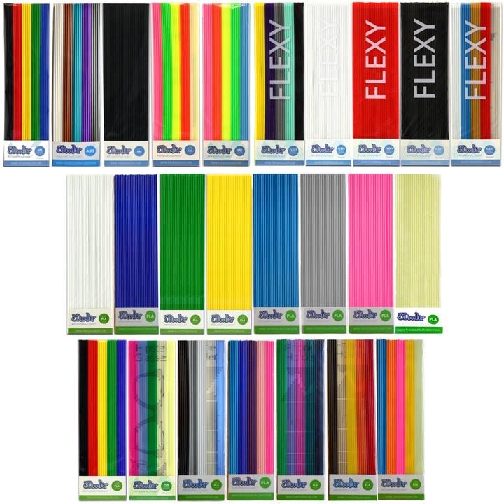 Actual product image 3Doodler 25 PLA filaments MIX 1 (PLA, 3 mm, 2 g, Multicoloured)