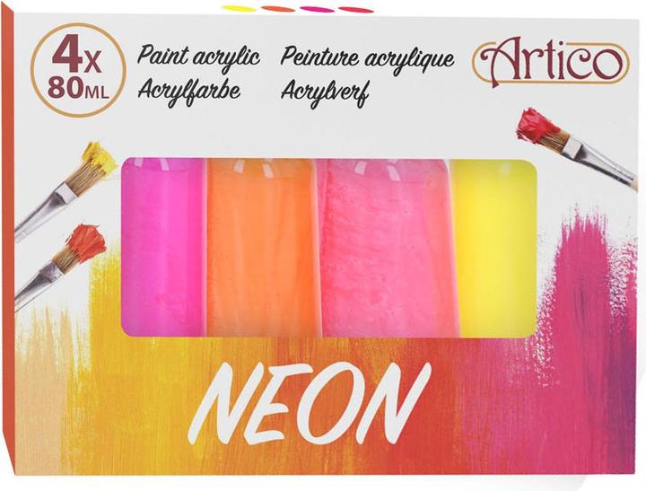 Actual product image Artico Acrylic paints (Neon)