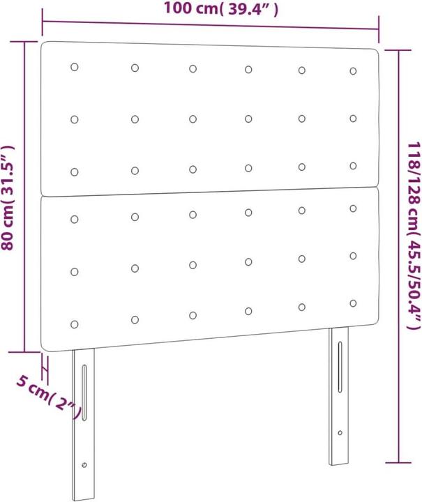 Actual product image VidaXL Kalli (100 x 5 x 128 cm)