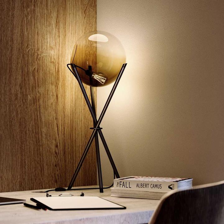 Image du produit s.luce Orb Lampe de table en verre Trépied 20cm (E27)