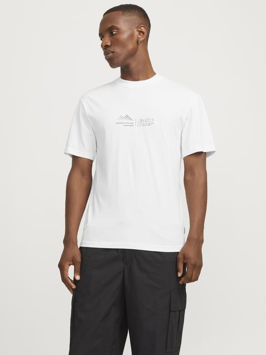 Actual product image Jack & Jones Jcolima Logo Tee Ss Crew Neck Bf Ln (S)