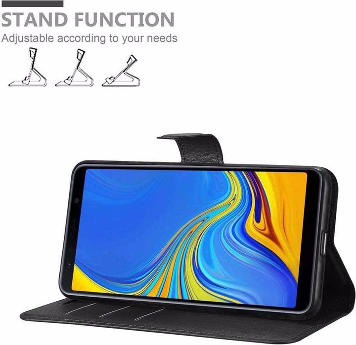 Actual product image Cadorabo Book with stand function cover (Samsung Galaxy A7 (2018))