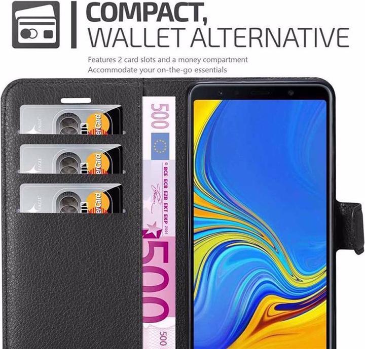 Actual product image Cadorabo Book with stand function cover (Samsung Galaxy A7 (2018))