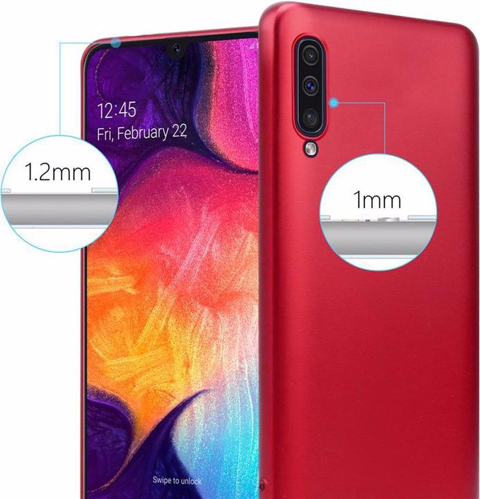 Actual product image Cadorabo TPU Matt Metallic Cover (Samsung Galaxy A50)