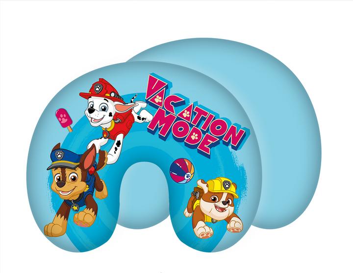 Tinisu Paw Patrol Nackenkissen Reisekissen Nackenhörnchen 28cm x 33cm (Kopf- & Nackenkissen)