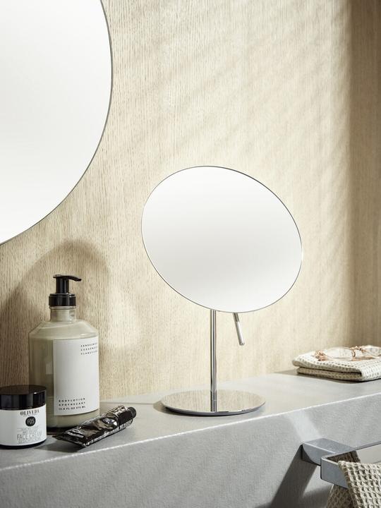 Produktbild Emco pure Standspiegel, eckig, mit Griff, chrom, 109400113