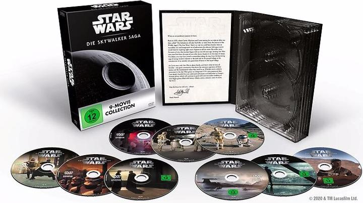 Image du produit Star Wars - La boîte Blu-ray de la saga Skywalker (Blu-ray, 2020, Allemand)