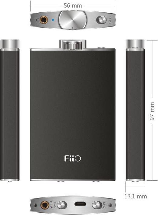 Actual product image FiiO Q1 (USB-DAC, Bass Boost, gain switch)