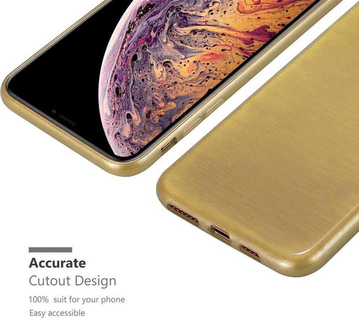 Produktbild Cadorabo TPU Brushed Cover (Apple iPhone XS Max)