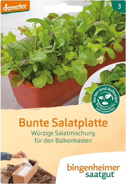 Image du produit Bingenheimer Saatgut Mélange Plateau de salade multicolore (Germes)