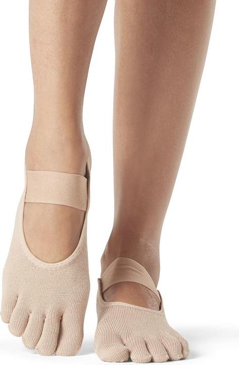 Actual product image Toesox Toe Socks Grip Full Toe Mia, Nude, M (Single pack, M)