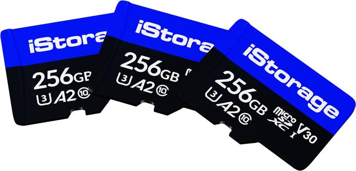 Actual product image iStorage microSD Card (10-Pack) (256 GB, microSDXC, U3, UHS-III)