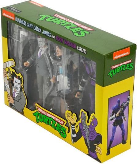 Image du produit Neca Teenage Mutant Ninja Turtles (Cartoon) Action Figures 2-Pack Business Suit Casey Jones & Split Foot
