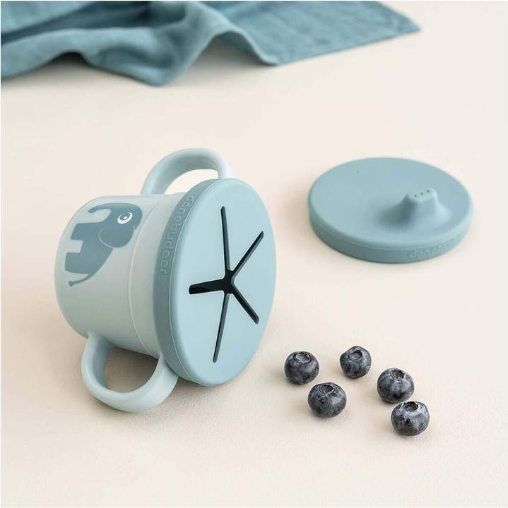 Produktbild Done by Deer Snack & Trinkbecher Set Elphee Blau