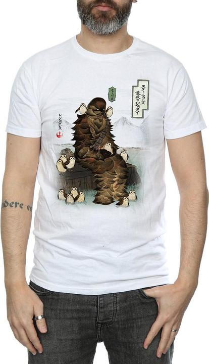 Produktbild Star Wars The Last Jedi Japanese Chewbacca Porgs TShirt (XXL)