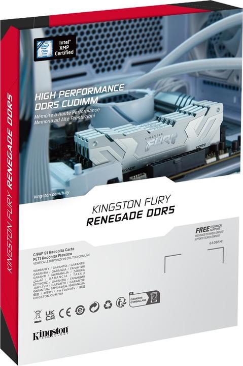 Produktbild Kingston FURY Renegade (2 x 24GB, 8400 MHz, DDR5-RAM, DIMM)