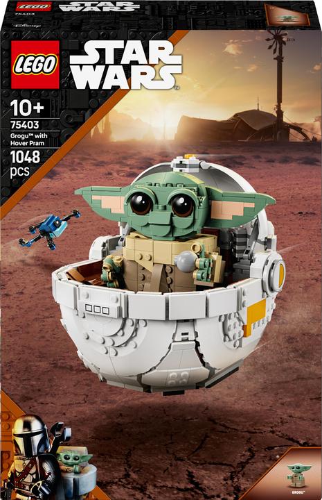Produktbild LEGO Grogu in seiner Repulsorwiege (75403, LEGO Star Wars)