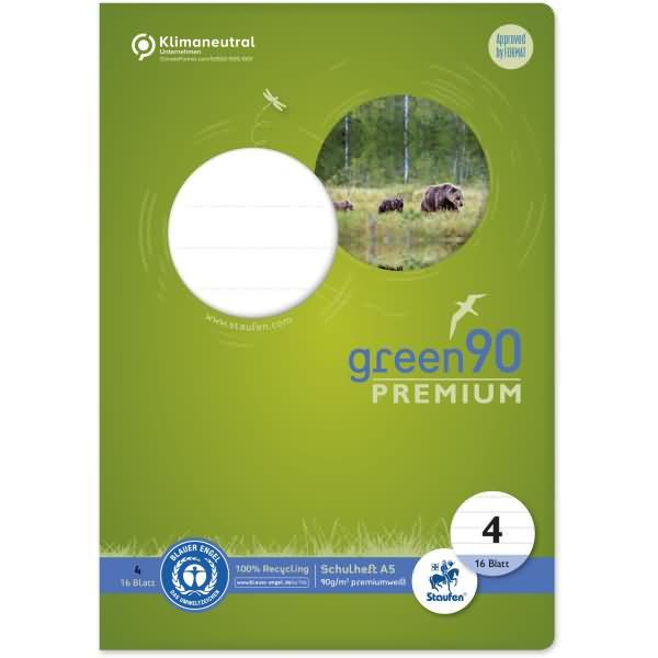 Immagine prodotto Staufen Taccuino LIN4 A5 16 fogli foderati da 10 mm (A5, Righe, Copertina rigida)