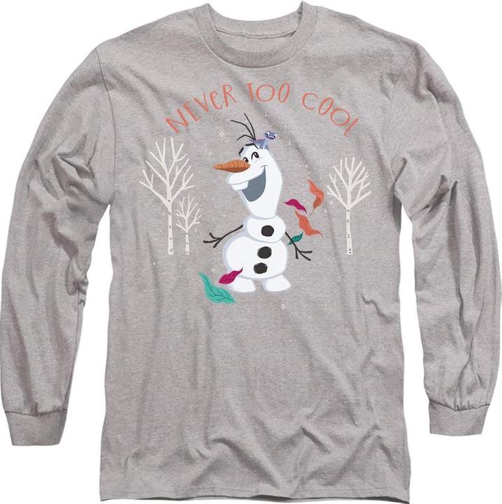 Immagine prodotto Disney Frozen Never Too Cool Maglietta Olaf Adulto Unisex (S)
