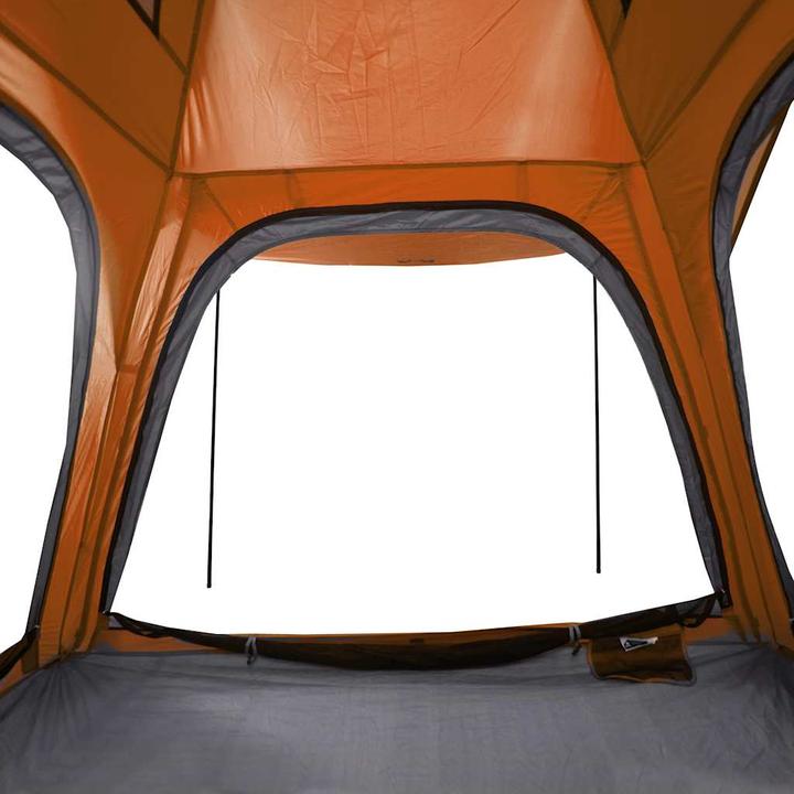 Immagine prodotto VidaXL Tenda da campeggio 4 persone & Arancione 185T Taffeta (Tenda a cupola, 5.90 kg, 4 persone)