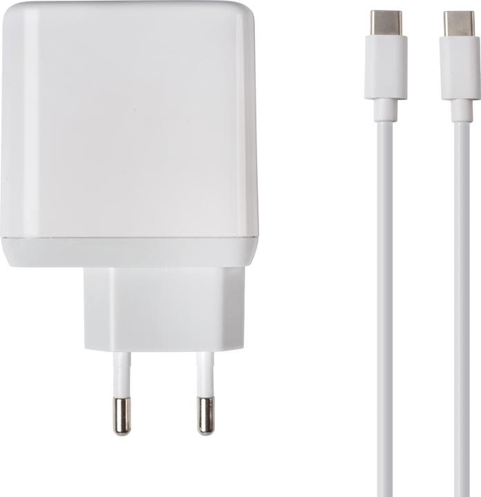 Produktbild Vivanco 65W Dual Schnellladegerät USB C PowerDelivery3.0 Handy Heimlader USB-C K 62773 (65 W)