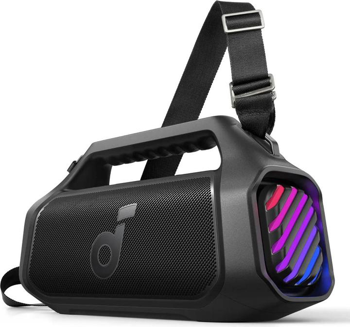 soundcore Enceinte portable||Boom 2 Plus|Black|Portable/Wireless|A3134011 (20 h, Alimentation via port USB, Fonctionnement sur batterie)